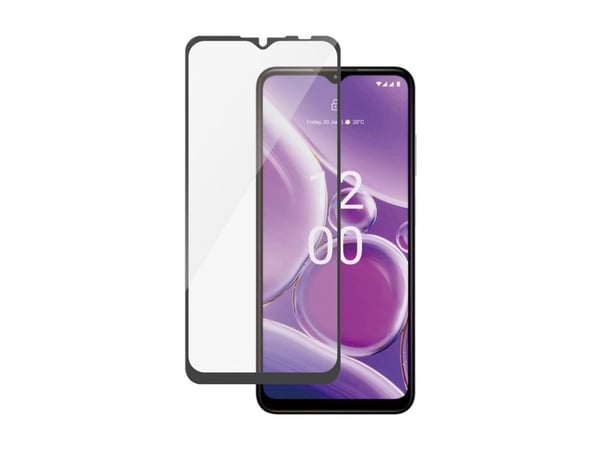 PanzerGlass - Skjermbeskyttelse for mobiltelefon - ultrabred passform - glass - rammefarge svart - for Nokia G42 5G