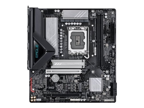 Gigabyte B860M EAGLE - Hovedkort - micro ATX - LGA1851-sokkel - B860 Chipset - USB 3.2 Gen 1, USB-C 3.2 Gen 1 - 2.5 Gigabit LAN - innbygd grafikk (...