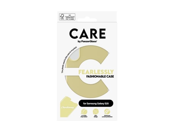 CARE by PanzerGlass - Bakdeksel til mobiltelefon - termoplastisk polyuretan (TPU) - chardonnay