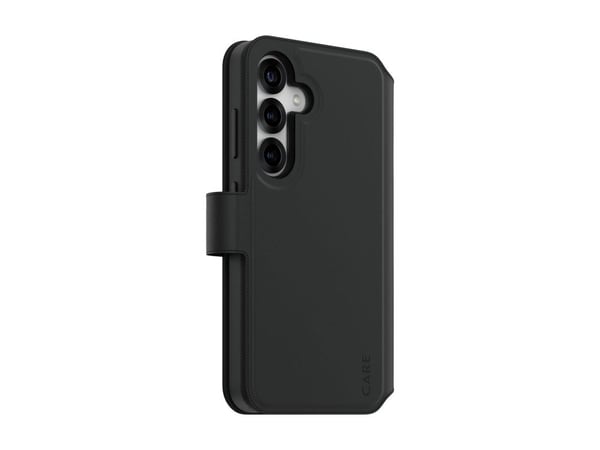 CARE by PanzerGlass Tango - Lommebok for mobiltelefon - 2-i-1 lommebok - termoplast-polyuretan (TPU), polyuretan (PU) - for Samsung Galaxy S25