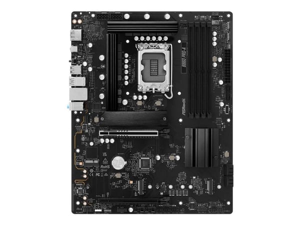 ASRock B860 Pro-A - Emolevy - ATX - LGA1851-asennuspaikka - B860 piirisarja - USB-C 3.2 Gen 2x2, USB-C 3.2 Gen2, USB 3.2 Gen 2, USB 3.2 Gen 1 - 2.5...
