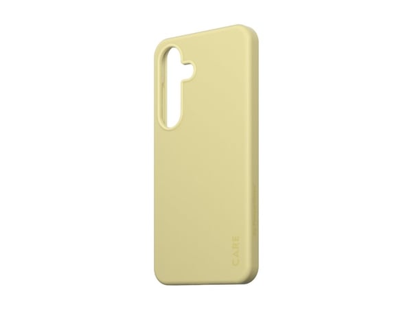 CARE by PanzerGlass - Bakdeksel til mobiltelefon - polykarbonat, mikrofiber, silikon - chardonnay - for Samsung Galaxy S25