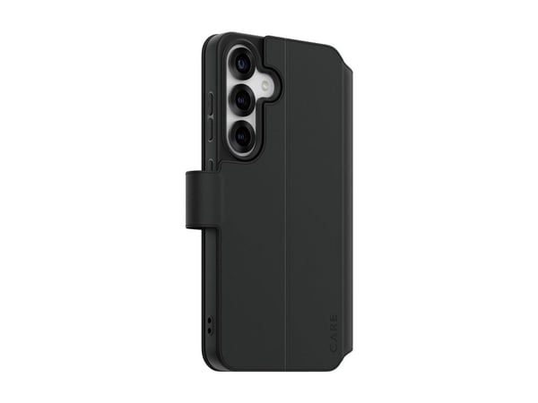 CARE by PanzerGlass - Lommebok for mobiltelefon - med stativ - 100 % resirkulert polykarbonat, 35 % resirkulert polyuretan (PU), veganlær - for Sam...