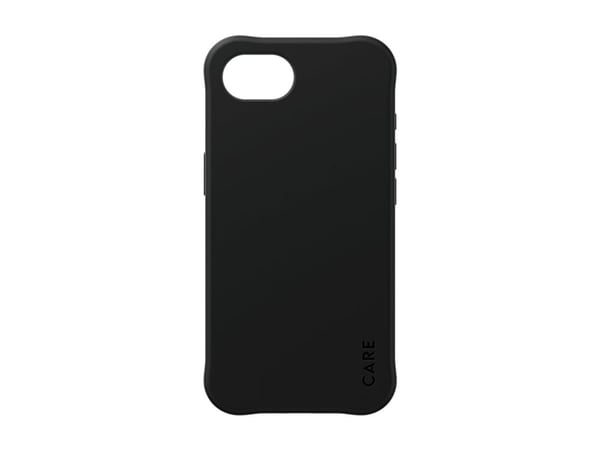 CARE by PanzerGlass Samba - Baksidedeksel for mobiltelefon - moderne - MagSafe-samsvar - termoplast-polyuretan (TPU) - svart - for Apple iPhone 16e