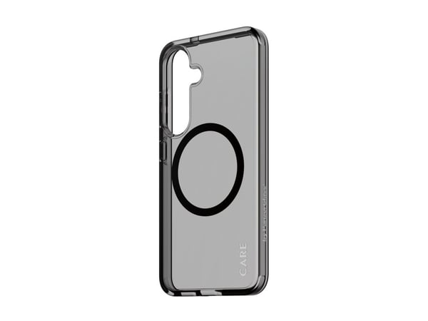 CARE by PanzerGlass Urban Combat - Baksidedeksel for mobiltelefon - polykarbonat, termoplast-polyuretan (TPU) - røykfarget, svart - for Samsung Gal...