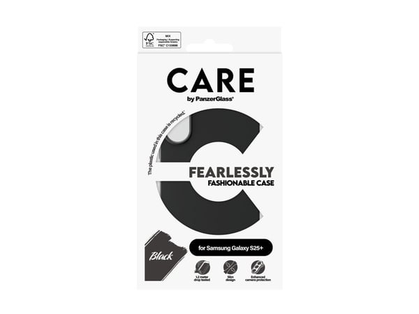 PANZERGLASS CARE CASE FASH BLACK SAMSUNG GALAXY S 2025 PLUS