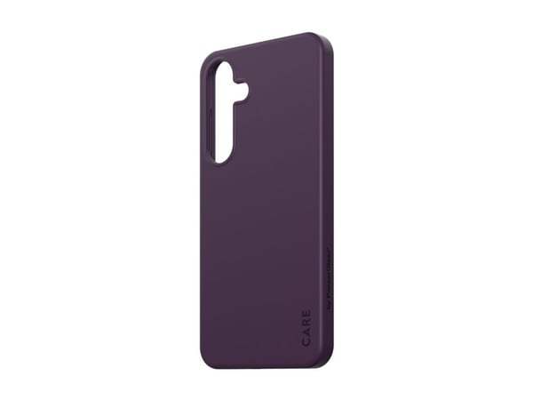 CARE by PanzerGlass - Bakdeksel til mobiltelefon - 100 % resirkulert polykarbonat - plommelilla - for Samsung Galaxy S25+