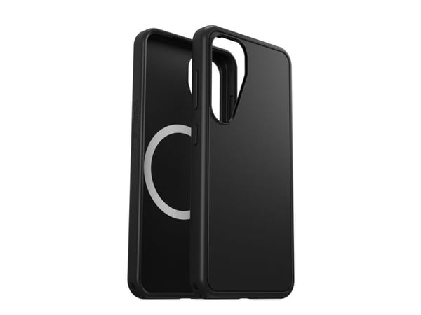OtterBox Symmetry Series GP-FPS931OBH - Bagsidecover til mobiltelefon - med magneter - sort - for Galaxy S25
