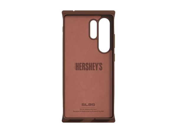 Samsung GP-FPS938SBB - Baksidedeksel for mobiltelefon - brun - Hershey's milk chocolate snack - for Galaxy S25 Ultra