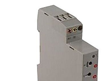 Timer för DIN-skena montage 17,5 mm 24-230 VAC/24-48VDC multifunktion 0,1 s-120 h SPDT 5A 'Smart Dial'