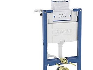 Geberit Duofix element til væghængt toilet, 98 cm, med Omega indbygningscisterne 12 cm, PEX-tilslutning