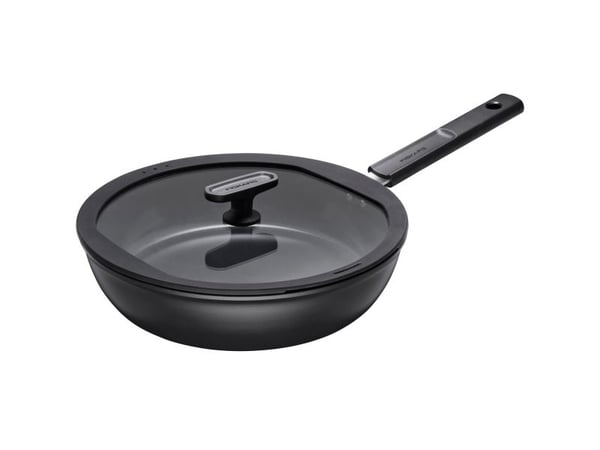 Fiskars Hard Face - Traktörpanna med lock - 28 cm - 3.5 L - nonstick-beläggning