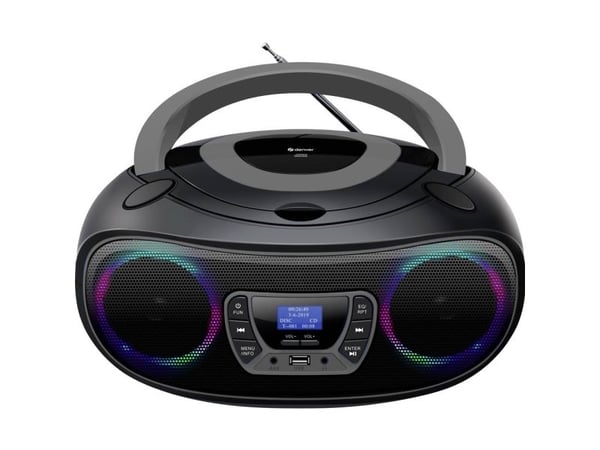 Denver TDB-212GR, 1,55 kg, Grå, Personlig CD-spiller