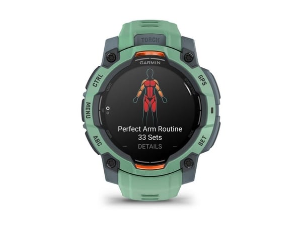 Garmin Instinct 3 AMOLED, 3,05 cm (1.2"), AMOLED, Berøringsskjerm, 4 GB, GPS, 53 g