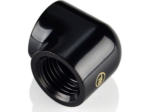 BitsPower Touchaqua adapter 90 grader G1/4" innvendig gjenger til G1/4" innvendig gjenger