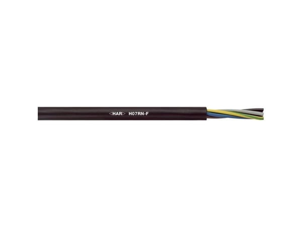 Lapp H07RN-F, Keskijännitekaapeli, musta, Kumi, Kupari, 2.5 mm², 72 kg/km