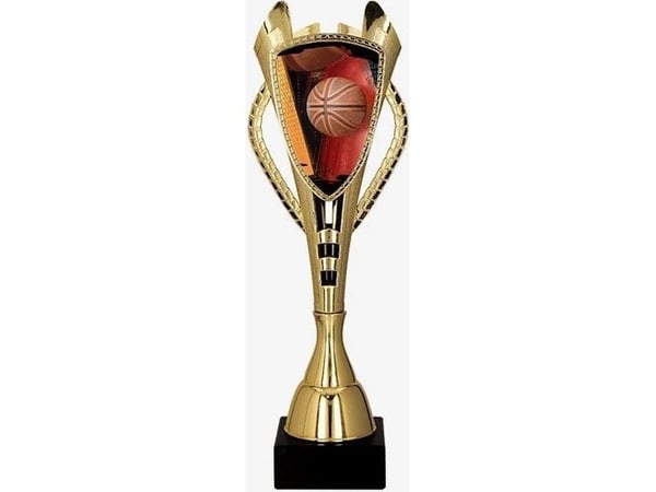 Victoria Sport plastkurv gull - basketball
