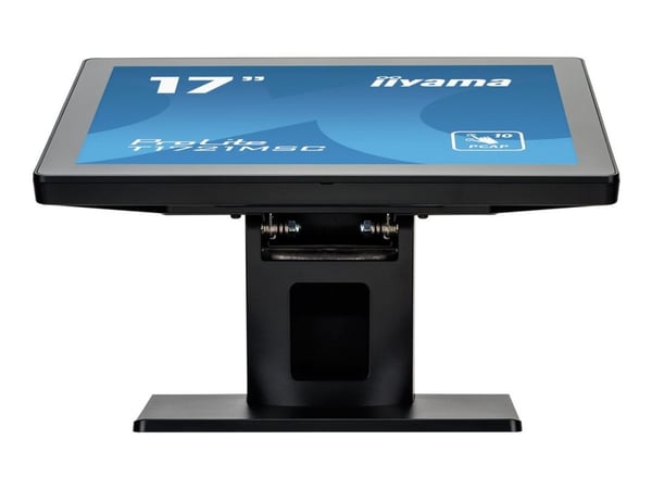 iiyama ProLite T1721MSC-B2 - LED-skjerm - 17" - berøringsskjerm - 1280 x 1024 SXGA @ 75 Hz - TN - 250 cd/m² - 1000:1 - 5 ms - HDMI, VGA - høyttaler...