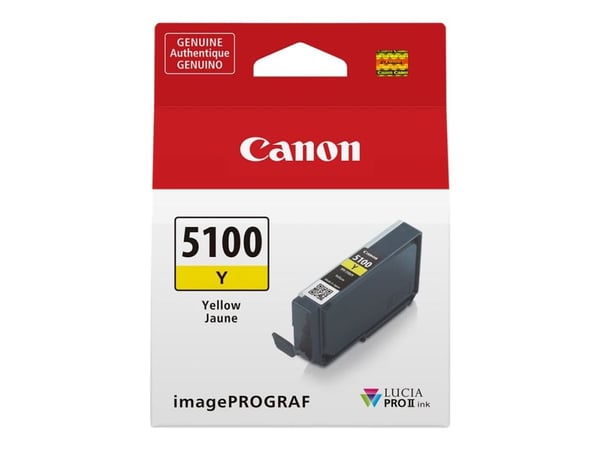 Canon PFI-5100 Y, keltainen, 1 kpl, yksipakkaus