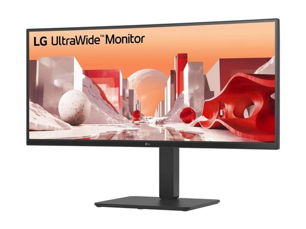 LG UltraWide 34BA75QE-B - LED-skjerm - kurvet - 34" - 3440 x 1440 WQHD @ 60 Hz - IPS - 300 cd/m² - HDR10 - 5 ms - 2xHDMI, DisplayPort, USB-C - høyt...