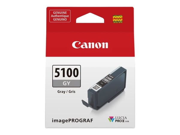 Canon PFI-5100 GY, harmaa, 1 kpl, yksipakkaus