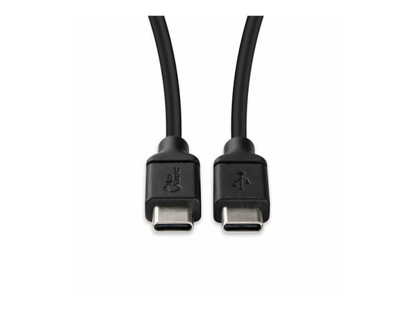 MicroConnect - USB-kabel - 24 pin USB-C (hann) til 24 pin USB-C (hann) - 20 V - 3 A - 3 m - svart