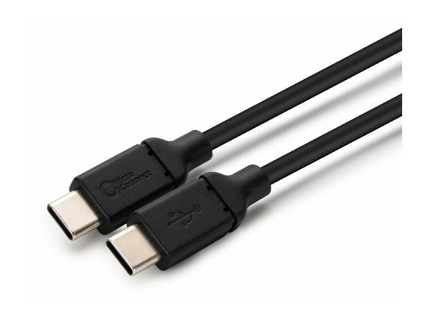 MicroConnect - USB-kabel - 24 pin USB-C (hann) til 24 pin USB-C (hann) - 20 V - 3 A - 3 m - svart