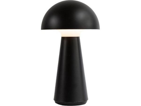 Sirius Sam Genopladelig Lampe - Sort - H 28 cm