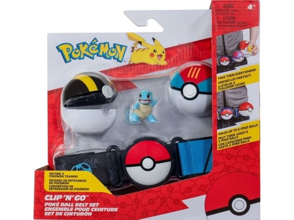 Pokémon Clip N Go Belt Set Squirtle