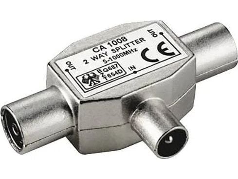 PremiumCord PremiumCord TV-antennens loop-kontakt IEC 75 Ohm 1xM-2xF