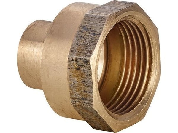 Conex Coupler for loddede og gjengeforbindelser 28x3/4\ bronse - 4270G028006000"