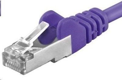 PremiumCord SP6ASFTP015V, 1,5 m, Cat6a, S/FTP (S-STP), RJ-45, RJ-45, Fiolett