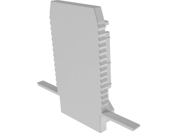 Deko Light 979200 endekappe H-ET-03-10, sett 2 stk, hvit profilt endekappe i plast (L x B) 37,5 x 25,5 mm, 1 stk
