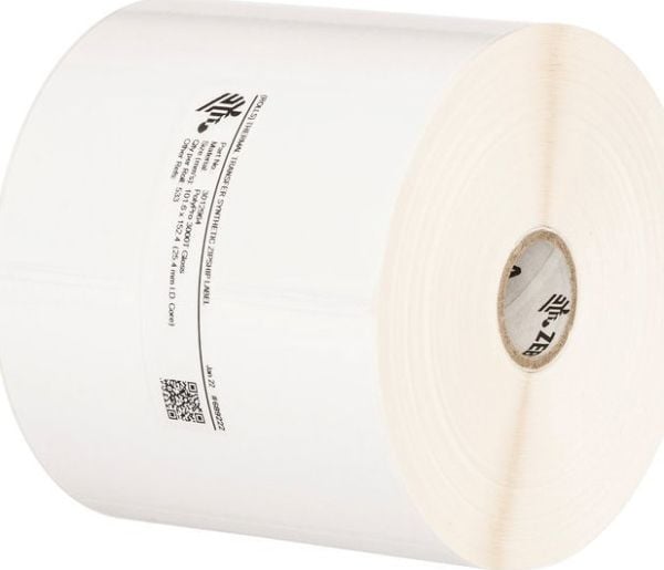 Zebra PolyE 3100T Gloss - Polyetylen (PE) - blank - permanent akryllim - hvit - 102 x 152 mm 950 etikett(er) (1 rull(er) x 950) etikett(er)