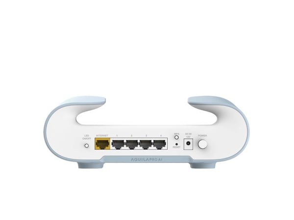 D-Link AQUILA PRO AI M60 - Wi-Fi-system - (2 rutere) - inntil 5500 kvadratfot - maske 1GbE, 2.5GbE Dobbeltbånd - veggmonterbar