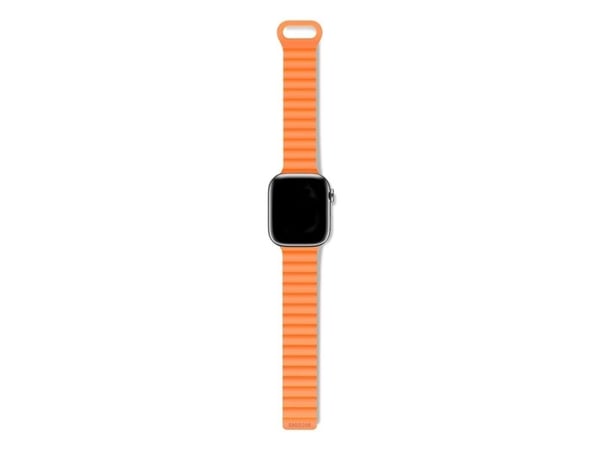 Decoded D24AWS45TSL4SAH, Klokkereim, Apple, Apple Watch 44mm / 45mm / 46mm / 49mm, Silikon, Oransje