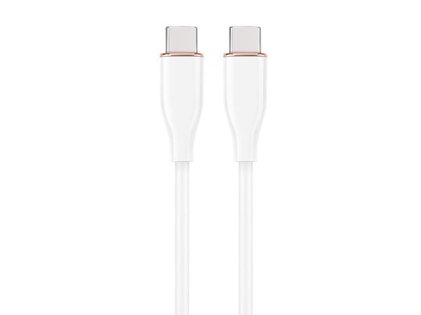 Cablexpert Premium - USB-kabel - USB-C (hann) til USB-C (hann) - USB 2.0 - 3 A - 1.5 m - formstøpt, Power Delivery-støtte, data & lading - hvit