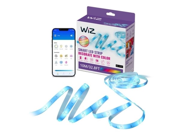 WiZ - Valonauhat - LED - 10 W - RGB-valo - 10 m - valkoinen