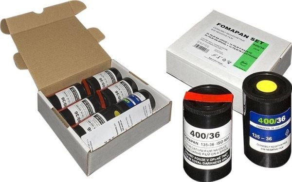 Foma film Fomapan 400/36 set (6 filmer + patron)