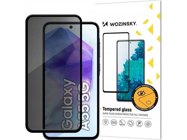 Wozinsky Privacy Glass herdet glass for Samsung Galaxy A56 / A36 med Anti Spy personvernfilter