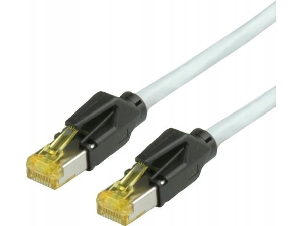 Draka Comteq TM31 Patch Cat6 10m, 10 m, Cat6a, RJ-45, RJ-45, Harmaa