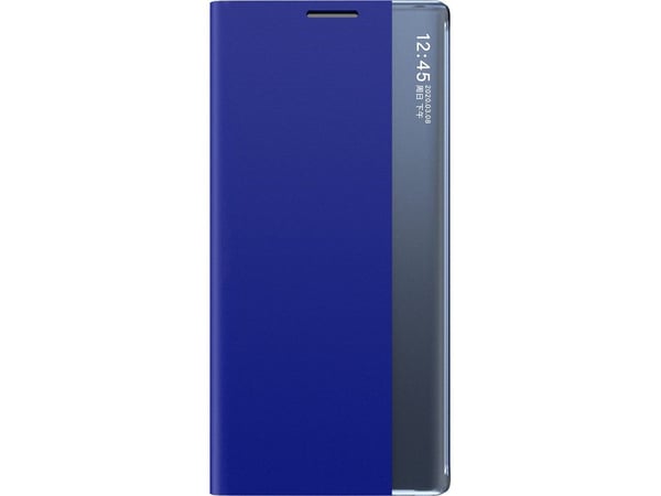 Nytt Sleep Case-deksel til Samsung Galaxy S25, deksel med klaff og stativ - blå