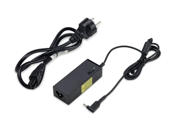 Acer - Strømadapter - 45 watt - Den europeiske union - svart - for Chromebook Spin 13; TravelMate P2410, P2510, P614, TMP614; TravelMate X3; X5