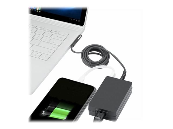 CoreParts - Strømforsyning - AC 100-240 V - 65 watt - for Microsoft Surface Book, Laptop, Pro (midten av 2017), Pro 3, Pro 4