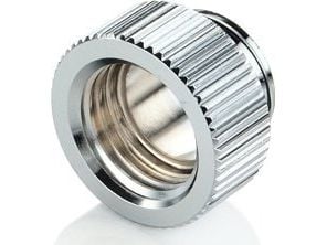 Bitspower Touchaqua adapter, rett G1/4 hann til G1/4 hann, 2-pk, sølv