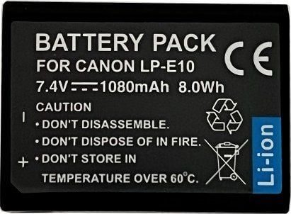 Extra Digital DV00DV1304, Canon, 1080 mAh, 7,4 V, Lithium
