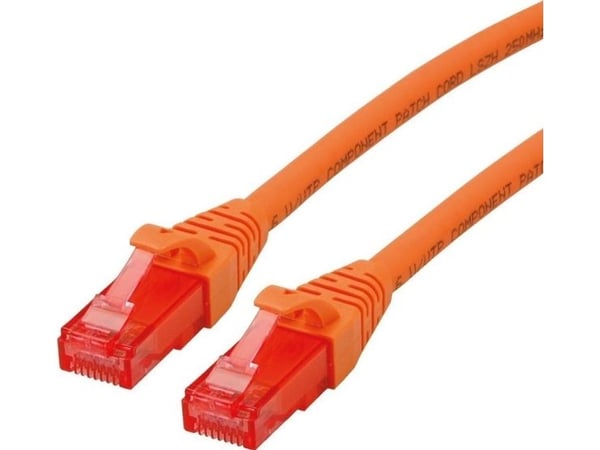 ROLINE Cat6 1m, 1 m, Cat6, U/UTP (UTP), RJ-45, RJ-45, Oranssi
