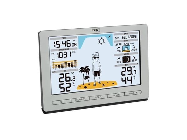 TFA 35.1097.54 silver METEO JACK radioväderstation