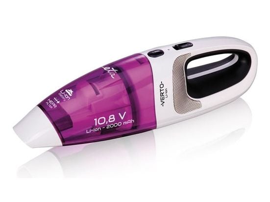 ETA Verto Li-ion 3442 90000 - Støvsuger - håndholdt - uten pose - uten kabel - hvit/fiolett inkludert lader
