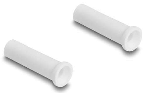 Delock Easy 45 -moduuli LC Duplex naaras LC Duplex naaras LC Duplex -liitäntään lasersuojalla sisällä vihreä / valkoinen